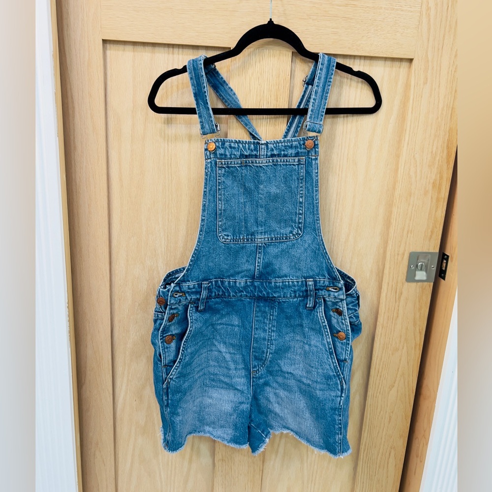 Madewell Blue Denim Overalls